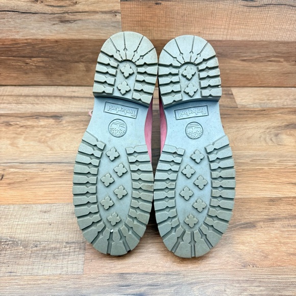 Timberland size 8 Pink and White Combat Boots with Chunky Soles - Picture 7 of 10